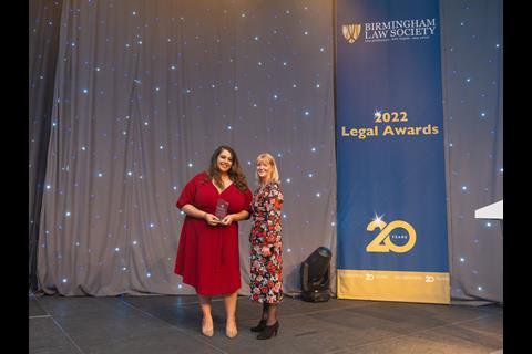 Rebecca Chauhan - Paralegal of the year